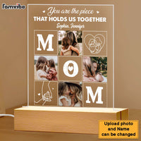 Personalized Mom You Are The Piece Plaque LED Lamp Night Light 23392 thumb 1