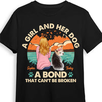 Personalized Gift A Girl And Her Dog Shirt - Hoodie - Sweatshirt 23393 thumb 1
