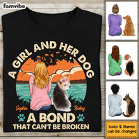 Personalized Gift A Girl And Her Dog Shirt - Hoodie - Sweatshirt 23393 thumb 1