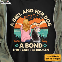 Personalized Gift A Girl And Her Dog Shirt - Hoodie - Sweatshirt 23393 thumb 1