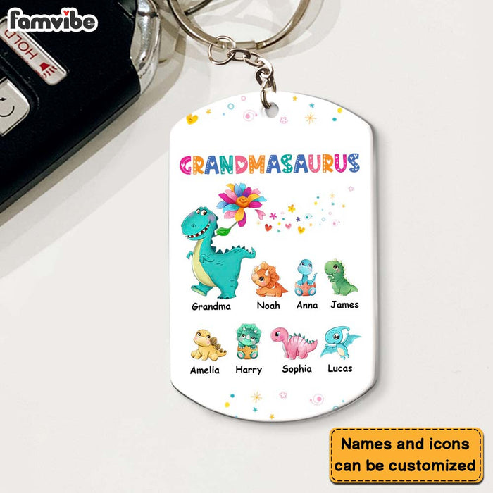 Personalized Gift Grandmasaurus Aluminum Keychain 23397 1