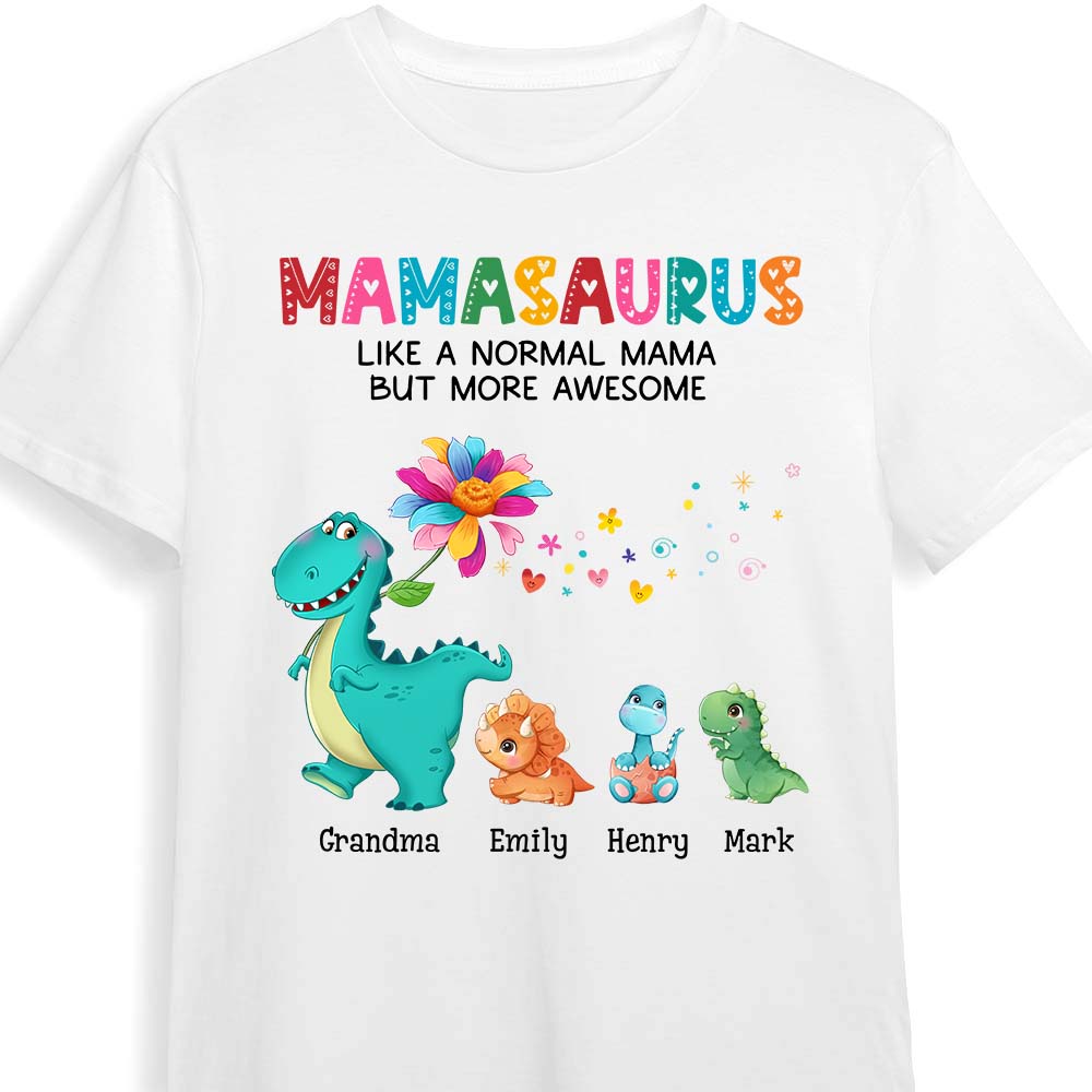 Personalized Gift Mamasaurus Shirt 23398 Primary Mockup