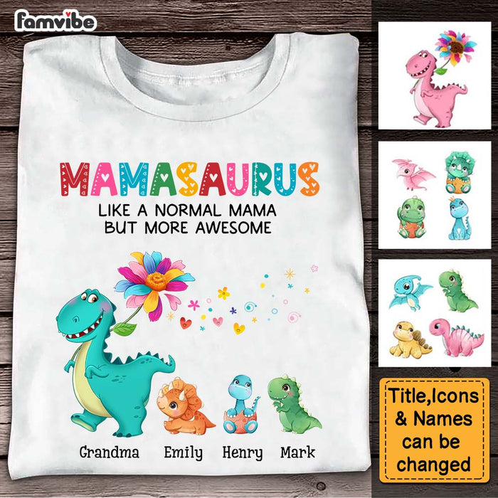 Personalized Gift Mamasaurus Shirt - Hoodie - Sweatshirt 23398 1