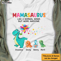 Personalized Gift Mamasaurus Shirt - Hoodie - Sweatshirt 23398 thumb 1