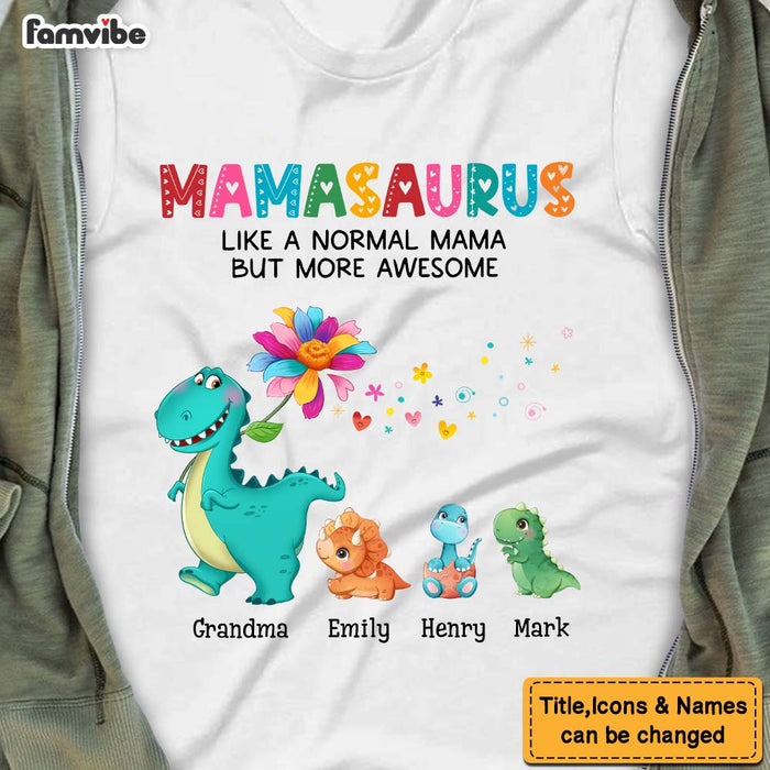 Personalized Gift Mamasaurus Shirt - Hoodie - Sweatshirt 23398 1