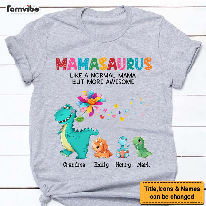 Personalized Gift Mamasaurus Shirt - Hoodie - Sweatshirt 23398 1