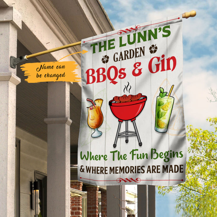 Personalized Fun And Memories Are Made Garden Gardening Flag AG192 67O47 1