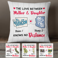 Personalized Love Between Long Distance  Pillow SB2438 30O47 (Insert Included) thumb 1