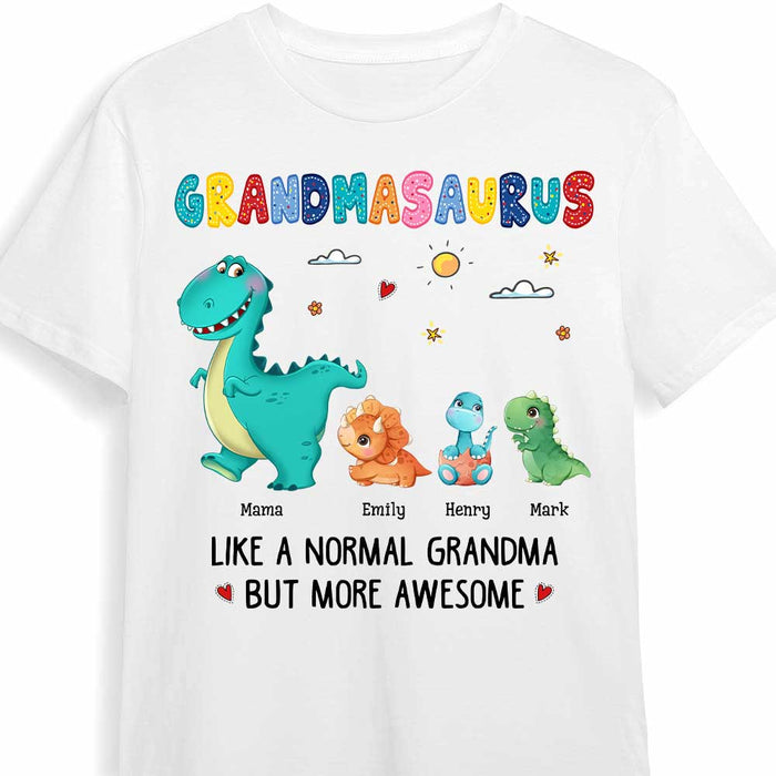 Personalized Grandmasaurus Like A Normal Grandma But More Awesome Shirt - Hoodie - Sweatshirt 23402 1