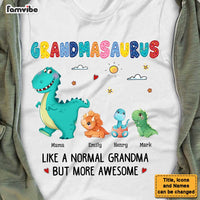 Personalized Grandmasaurus Like A Normal Grandma But More Awesome Shirt - Hoodie - Sweatshirt 23402 thumb 1