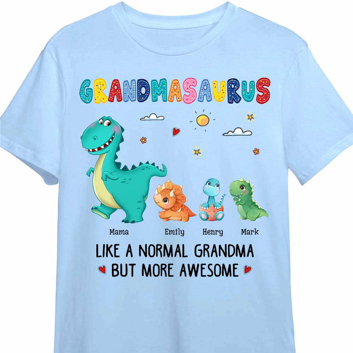 Personalized Grandmasaurus Like A Normal Grandma But More Awesome Shirt - Hoodie - Sweatshirt 23402 1