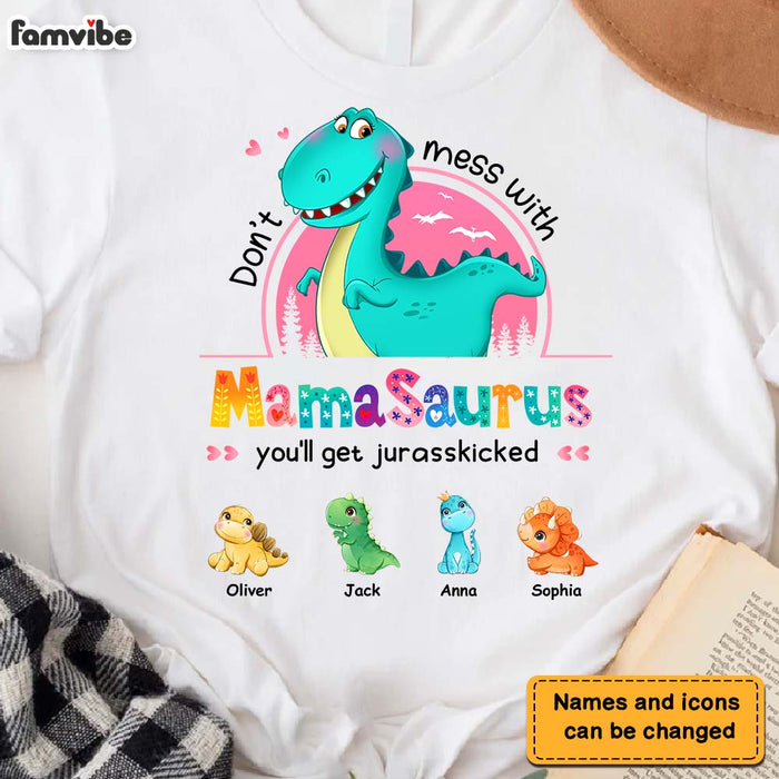 Personalized Gift Mamasaurus Shirt - Hoodie - Sweatshirt 23405 1
