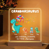 Personalized Grandmasaurus Awesome Plaque LED Lamp Night Light 23406 thumb 1