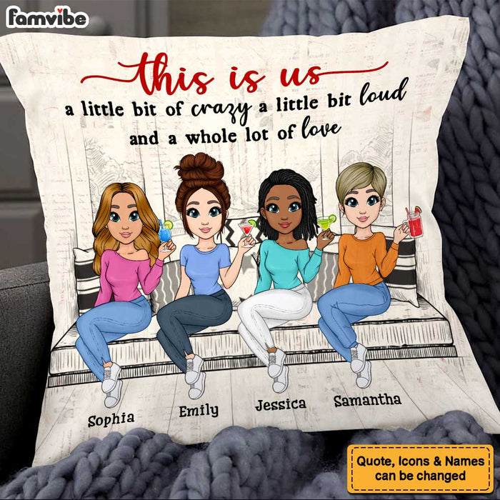 Personalized Gift for Friends Forever Pillow 23407 1