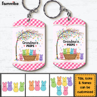 Personalized Gift Grandma Bunny Easter Aluminum Keychain 23411 thumb 1