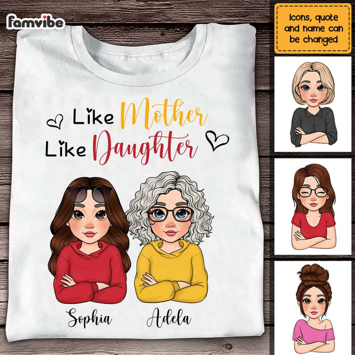 Personalized Mother And Daughter Shirt - Hoodie - Sweatshirt 23414 1