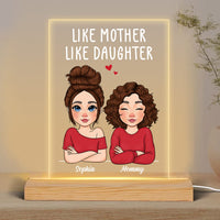 Personalized Mother And Daughter Plaque LED Lamp Night Light 23417 thumb 1