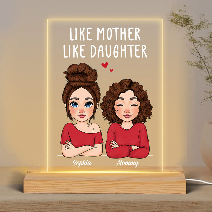 Personalized Mother And Daughter Plaque LED Lamp Night Light 23417 1