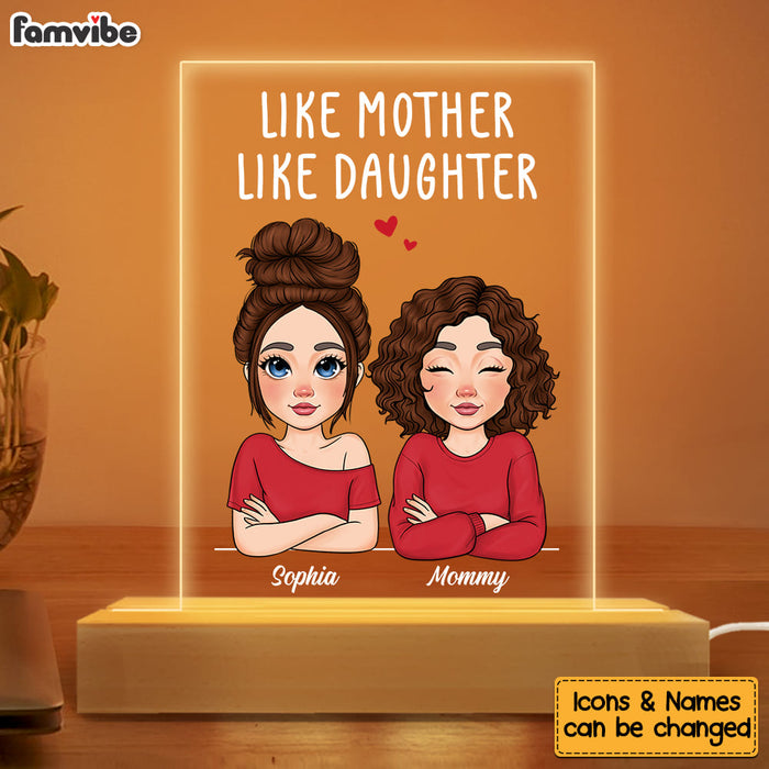 Personalized Mother And Daughter Plaque LED Lamp Night Light 23417 1