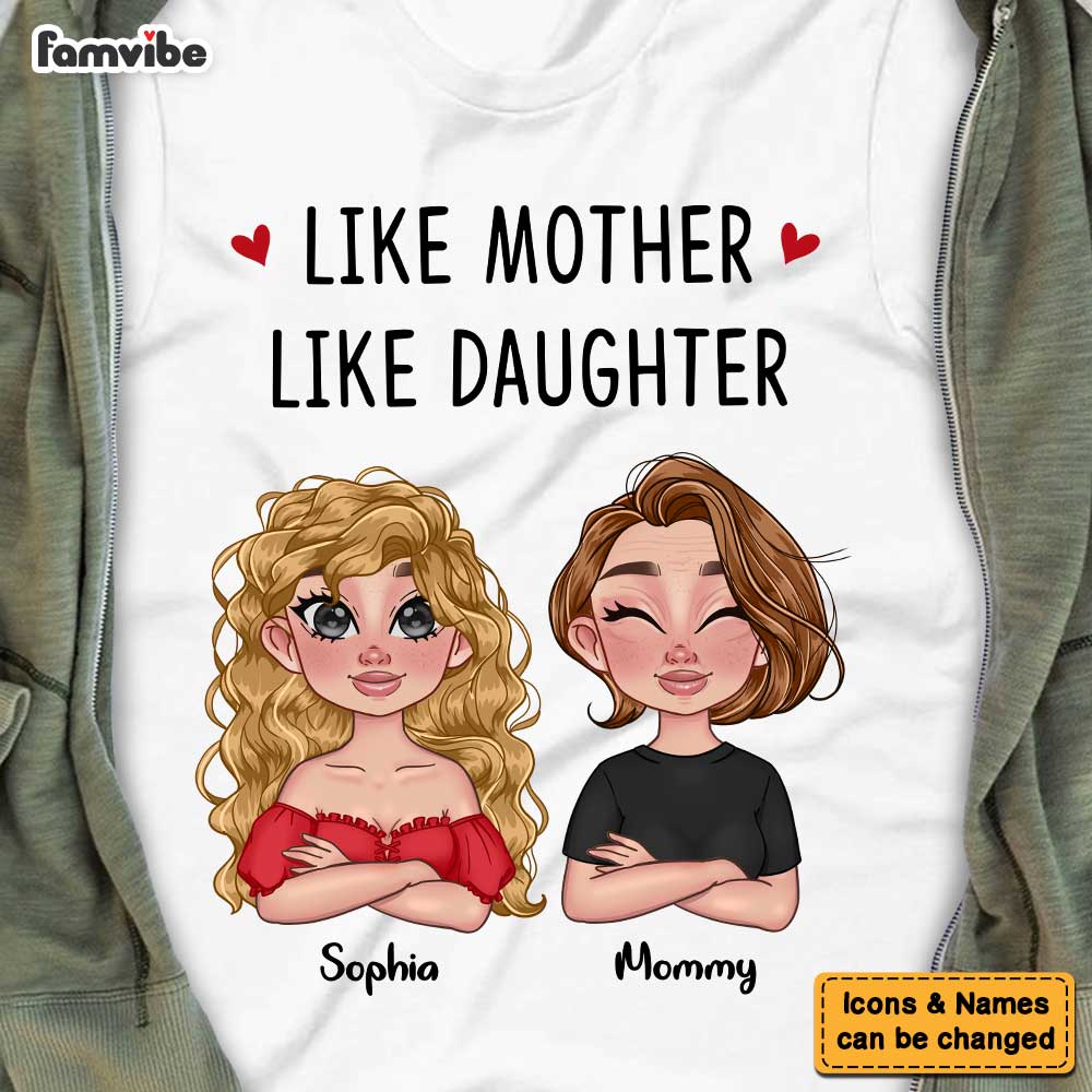 Personalized Mother And Daughter Shirt 23419 Primary Mockup
