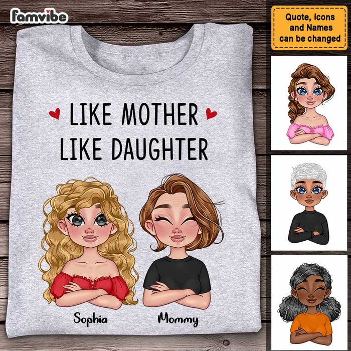 Personalized Mother And Daughter Shirt - Hoodie - Sweatshirt 23419 1