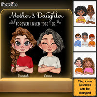 Personalized Mother And Daughter Plaque LED Lamp Night Light 23421 thumb 1