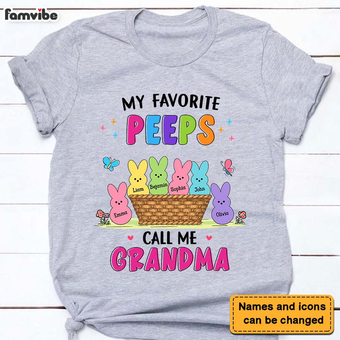 Personalized Grandma Favorite Peeps Easter Shirt - Hoodie - Sweatshirt 23424 1