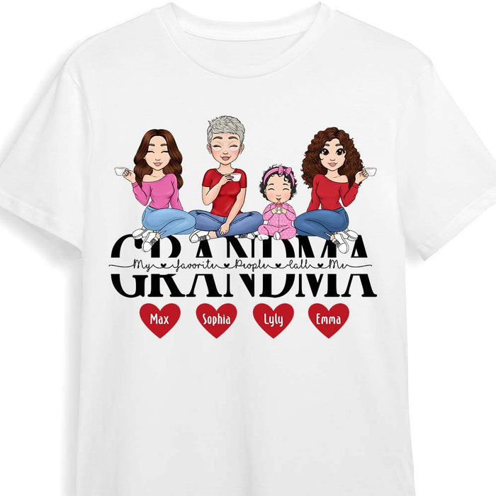Personalized Gift for Grandma Shirt - Hoodie - Sweatshirt 23427 1