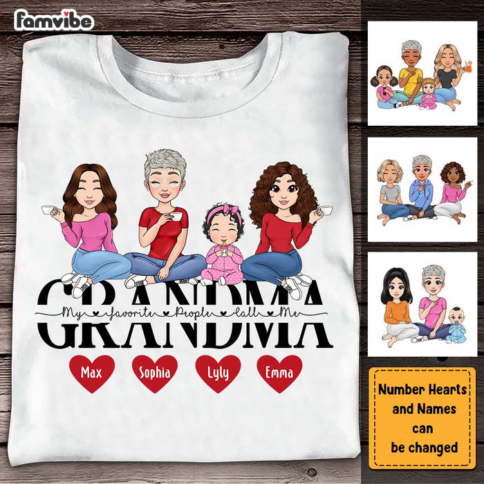 Personalized Gift for Grandma Shirt - Hoodie - Sweatshirt 23427 1