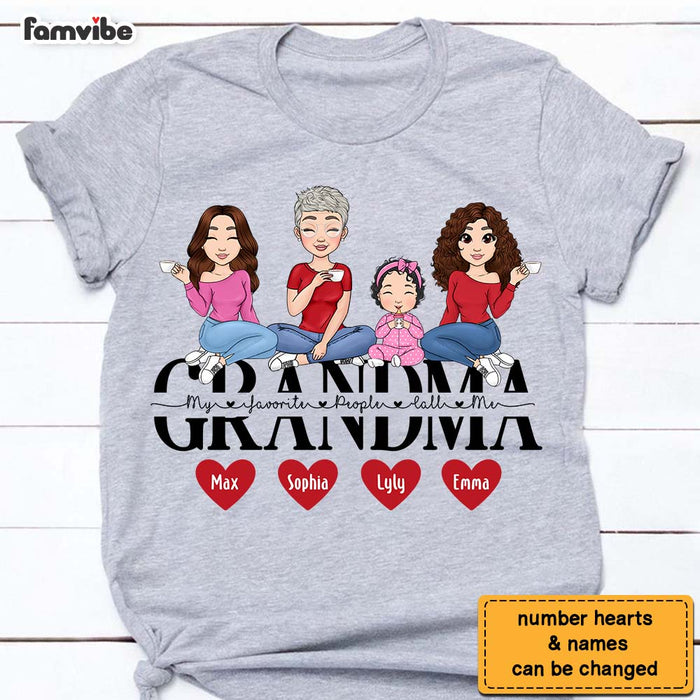 Personalized Gift for Grandma Shirt - Hoodie - Sweatshirt 23427 1