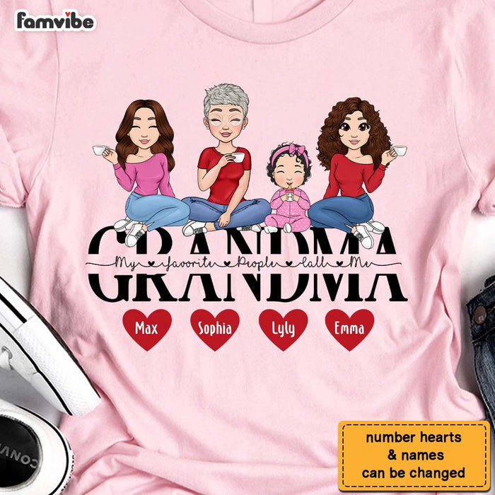 Personalized Gift for Grandma Shirt - Hoodie - Sweatshirt 23427 1