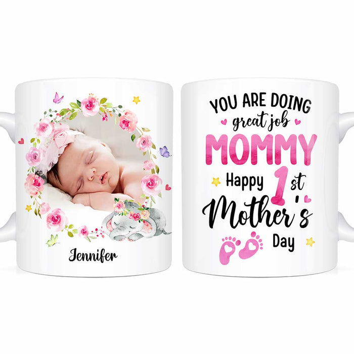 Personalized You Are Doing Great Job Mommy Mug 23432 1
