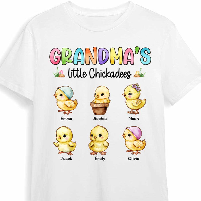 Personalized Grandma's Chickadees Easter Shirt - Hoodie - Sweatshirt 23433 1