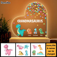Personalized Gift For Grandmasaurus Plaque LED Lamp Night Light 23434 thumb 1