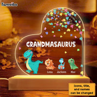 Personalized Gift For Grandmasaurus Plaque LED Lamp Night Light 23434 thumb 1