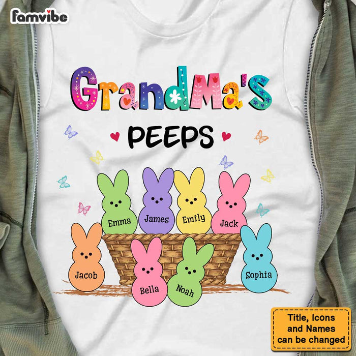 Personalized Grandma's Peeps Easter Shirt - Hoodie - Sweatshirt 23441 1