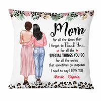 Personalized Gift For Mom No Matter Where Pillow 23443 thumb 1