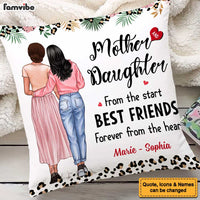 Personalized Gift For Mom No Matter Where Pillow 23443 thumb 1