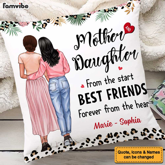 Personalized Gift For Mom No Matter Where Pillow 23443 1