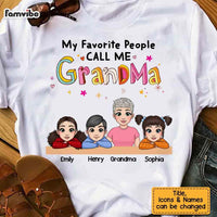 Personalized Gift For Grandma My Favorite People Call Me Shirt - Hoodie - Sweatshirt 23445 thumb 1