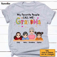 Personalized Gift For Grandma My Favorite People Call Me Shirt - Hoodie - Sweatshirt 23445 thumb 1