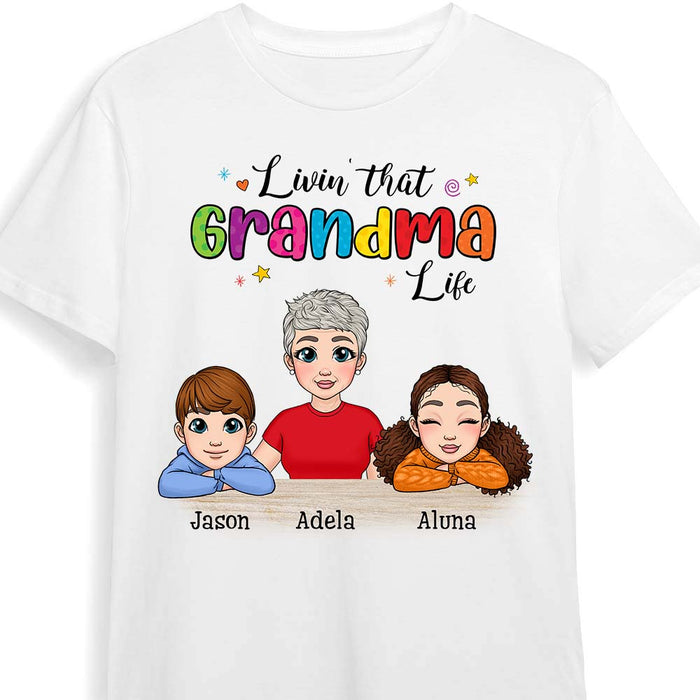 Personalized Livin' that Grandma Life Shirt - Hoodie - Sweatshirt 23448 1