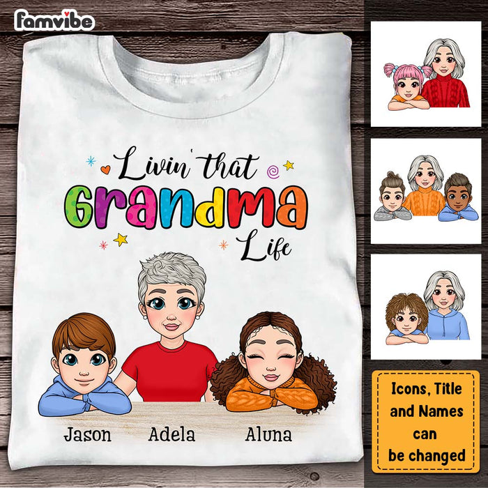 Personalized Livin' that Grandma Life Shirt - Hoodie - Sweatshirt 23448 1