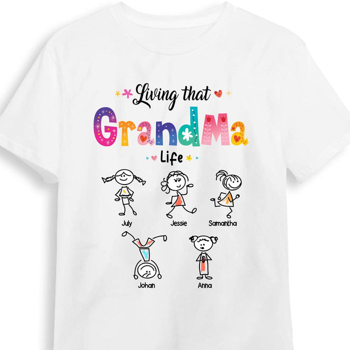 Personalized Gift Livin' That Grandma Life Shirt - Hoodie - Sweatshirt 23450 1