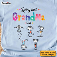 Personalized Gift Livin' That Grandma Life Shirt - Hoodie - Sweatshirt 23450 thumb 1