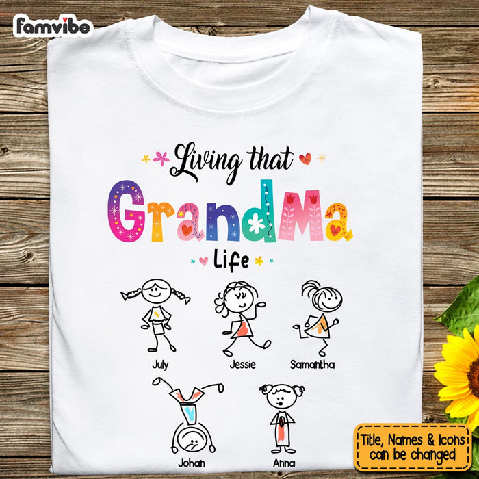 Personalized Gift Livin' That Grandma Life Shirt - Hoodie - Sweatshirt 23450 1