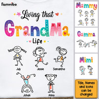 Personalized Gift Livin' That Grandma Life Shirt - Hoodie - Sweatshirt 23450 thumb 1