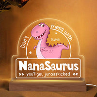 Personalized Gift For Grandmasaurus Plaque LED Lamp Night Light 23451 thumb 1