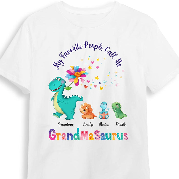 Personalized Grandmasaurus Colorful Flower Shirt - Hoodie - Sweatshirt 23453 1