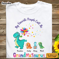 Personalized Grandmasaurus Colorful Flower Shirt - Hoodie - Sweatshirt 23453 thumb 1